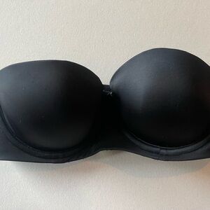 Black Strapless Bra